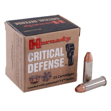 Hornady .38 Special 110 Grain FTX Critical Defense 25 Round Box