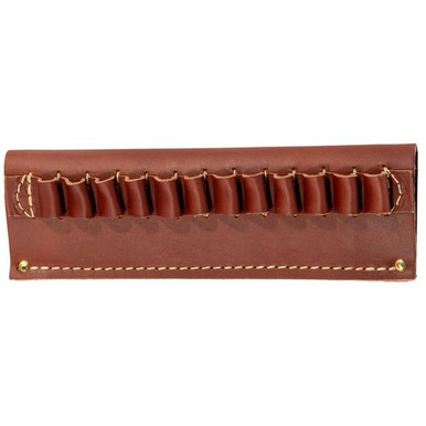 Hunter Company 0545 Handgun Cartridge Belt Slide with 12 Loops Leather Brown 45 Cal