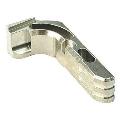 Cross Armory CRGMCSV Extended Magazine Catch Compatible with P80 &amp; Glock Gen1-3 Aluminum Silver Anodized