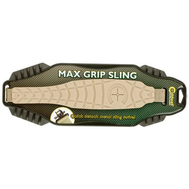 Caldwell 156214 Max Grip Sling with Flat Dark Earth Finish, 20"-40" OAL, 2.75" W & Adjustable Design for Rifles