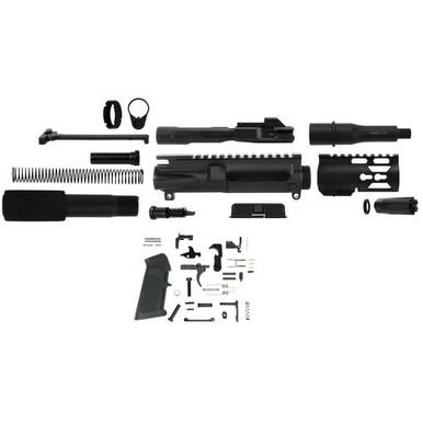 TacFire SSPK9MMLPK4K AR Build Kit  9mm Luger Pistol Black