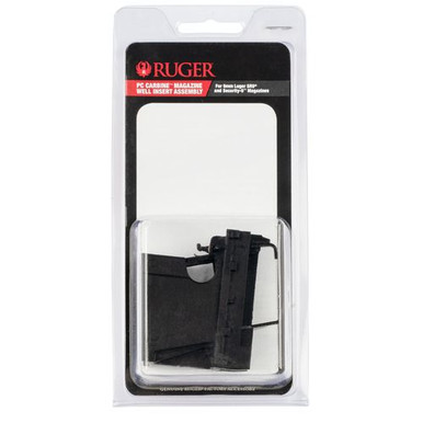 Ruger 90653 Magazine Well Insert Assembly  9mm Luger Black Polymer