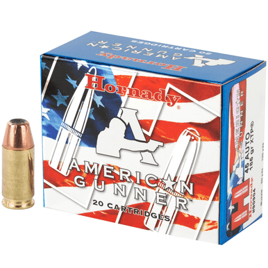 Hornady American Gunner .45 ACP 185 Grain XTP Hollow Point Handgun Ammo