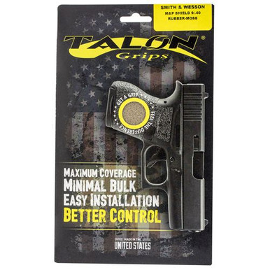 Talon Grips 705M Adhesive Grip  S&amp;W Shield 9/40 Textured Rubber Moss
