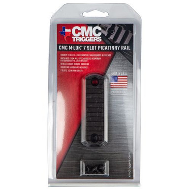 CMC Triggers 81723 MLok Rail 7 Slot Black MLok Rail 7 Slot