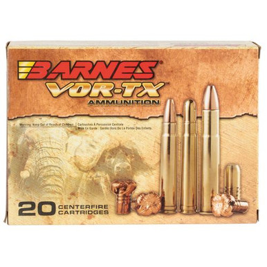 Barnes Bullets 22033 VOR-TX Safari  500 Nitro 570 gr Round Nose Banded Solid 20 Bx/ 10 Cs
