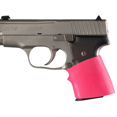 Hogue 18007 HandAll Jr.  Grip Sleeve Most 22, 25, 38 Pistols Textured Rubber Pink