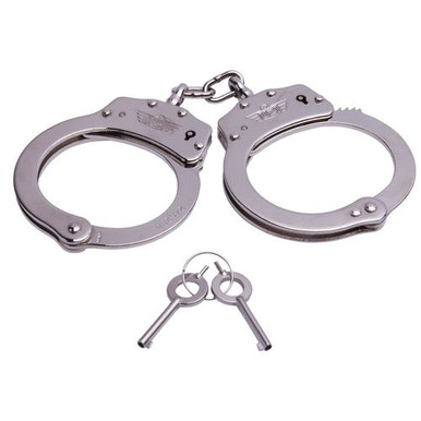Uzi Accessories UZIHCCS Law Enforcement Cuffs Law Enforcement Cuffs Nickel Plated