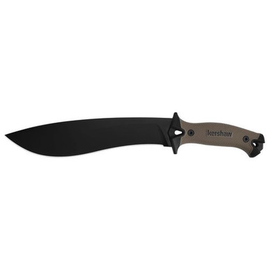 Kershaw 1077TAN Camp 10  65MN Carbon Steel Rubber Tan