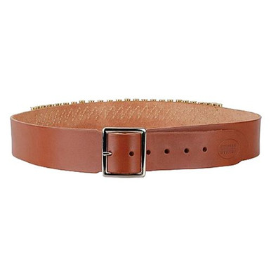 Hunter Company 145L Handgun Cartridge Belt  45 ACP 25 Rounds Chestnut Tan Leather Large