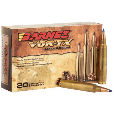 Barnes Bullets 21571 VOR-TX Rifle 300 RUM 165 gr Tipped TSX Boat Tail Ammo