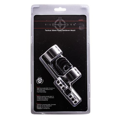 Sightmark SM34019 Tactical Cantilever Mount Fixed 1-Pc Base &amp; 30mm Ring Combo Black Matte Finish