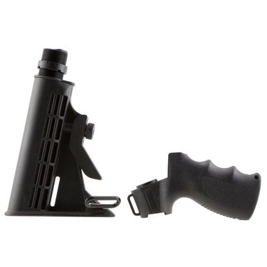 Aim Sports APGSM500 Mossberg 500 Shotgun Pistol Grip with 6-Position Stock Aluminum/Polymer Black