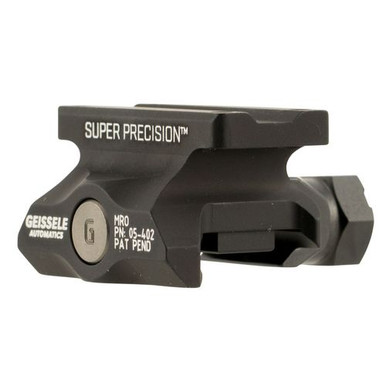 Geissele Automatics 05-402B Super Precision Optic Mount For Trijicon MRO Aluminum Black Hard Coat Anodized Finish