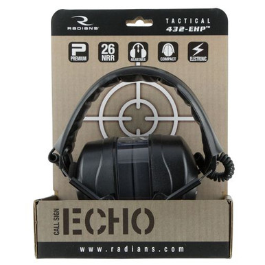 Radians CSE20BX 432EHP Electronic Earmuff 26 dB Black