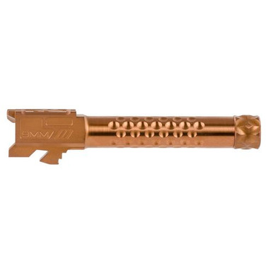 ZEV BBL19OPTTHBRZ Optimized Match  9mm Luger compatible Glock 19 Gen 1-4 Bronze Threaded
