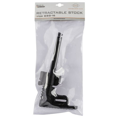 GSG GER4020108 GSG-16  Retractable with Mag Holder Black Polymer