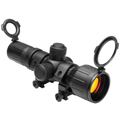 NcStar Tactical Compact 3-9x42mm RifleScope, 30mm Tube - SEECR3942R