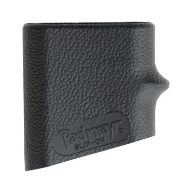 Pachmayr 05110  Slip-On Grips Size 4 w/Finger Grooves Small Pistol Blk Rubber