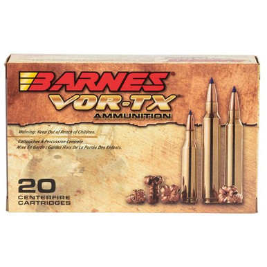 Barnes Bullets 21557 VOR-TX Rifle  25-06 Rem 100 gr Tipped TSX Boat Tail 20 Bx/ 10 Cs