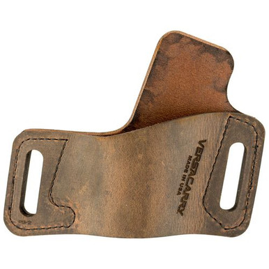Versacarry WBOWB23 Protector  OWB Fits Glock 42/43 Water Buffalo Distressed Brown