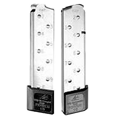 CMC Products 12150 1911 Power Mag Plus  45 ACP 1911 Government 10rd Stainless Detachable