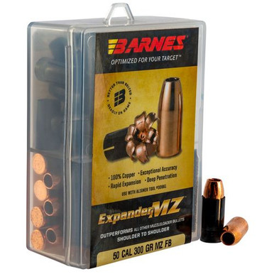 Barnes Bullets 30583 Expander MZ  50 Black Powder 300 GR 24