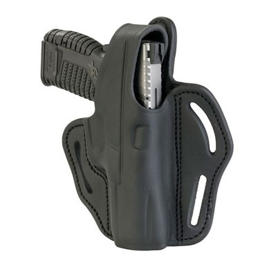 1791 Gunleather BHX3SBLR BHXGlock 17/S&amp;W Shield/Springfield XD9 Black Leather