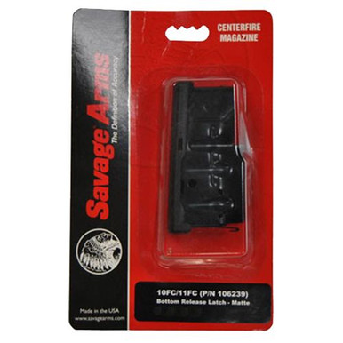 Savage 55221 10/11/12  7.62x39mm 10FC,11FC,12FCV,12LRP 4rd Matte Blue Detachable