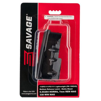 Savage 55119 110/111  7mm Rem Mag/338 Win Mag 3rd Matte Blue Detachable