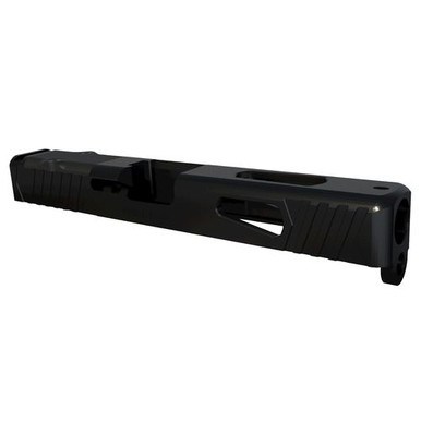 RIVAL ARMS RA10G104A Precision Slide RMR Ready Compatible with Glock 17 Gen 4 17-4 Stainless Steel Black