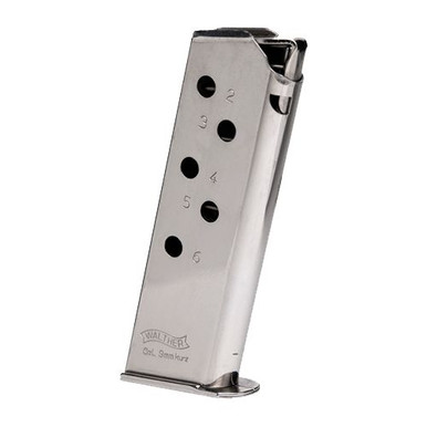Walther Arms 2246009 PPK  380 ACP 6rd Stainless Detachable