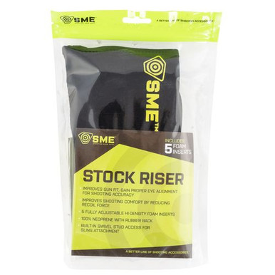 SME SME-RSR Stock Riser  Black Neoprene