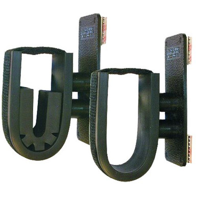 Rugged Gear 10030 Dual Lock Gun Rack Black Metal Universal