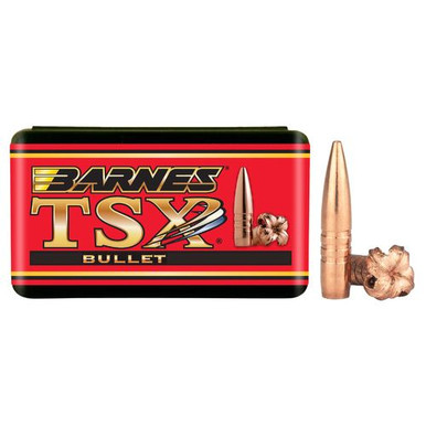 Barnes Bullets 30212 TSX6mm .243 85 GR TSX Boat Tail 50 Box