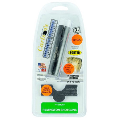 Carlsons 30044 Coyote  Rem Choke 12 Gauge 17-4 Stainless Steel Black Ported