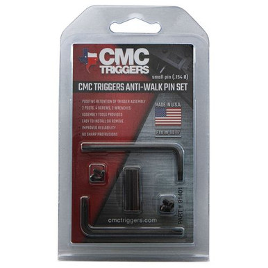 CMC Triggers 91401 AR-15 Anit-Walk Pin Set Small Diameter Black