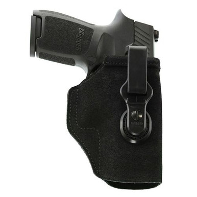 Galco TUC822B Tuck-N-Go 2.0  Black Leather IWB Sig P320C Ambidextrous
