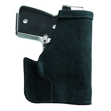 Galco PRO626B Pocket Protector  Black Leather S&amp;W Bodyguard 380 w/Laser Ambidextrous Hand