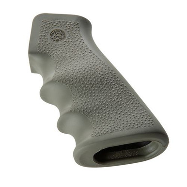 Hogue 15001 Rubber Grip with Finger Grooves AR-15 OD Green