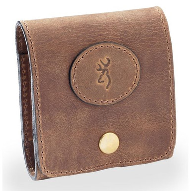 Browning 12198 Cartridge Case Crazy Horse Standard Rifle 10 Rounds Brown Leather