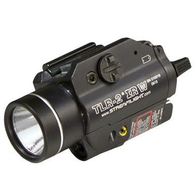 Streamlight 69165 TLR-2 IRW Tactical Light White C4 LED 300 Lumens CR123A Lithium Battery Black Aluminum with Infrared Laser