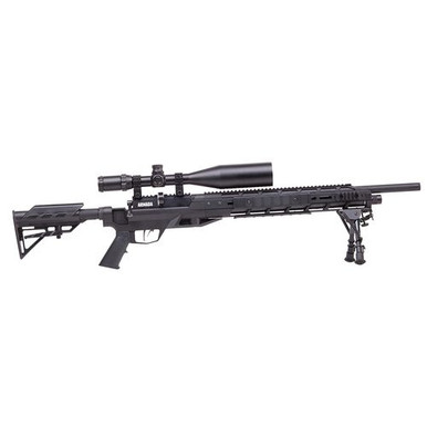 Benjamin BTAP22SX Tactical Armada .22 Pellet Black M4 Telescopic Stock 4-16x50mm AO