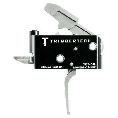 TriggerTech AROTBS25NNF Adaptable Primary  
AR Stainless Two-Stage Flat 2.50-5.00 lbs Right