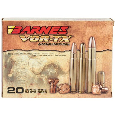Barnes Bullets 22035 VOR-TX Safari  416 Rigby 400 gr Round Nose Banded Solid 20 Bx/ 10 Cs