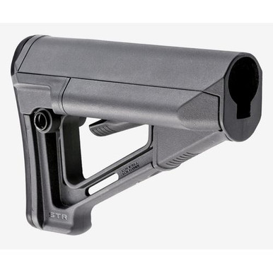 Magpul MAG470-GRY STR Carbine Stock Stealth Gray Synthetic for AR-15, M16, M4 with Mil-Spec Tube (Tube Not Included)