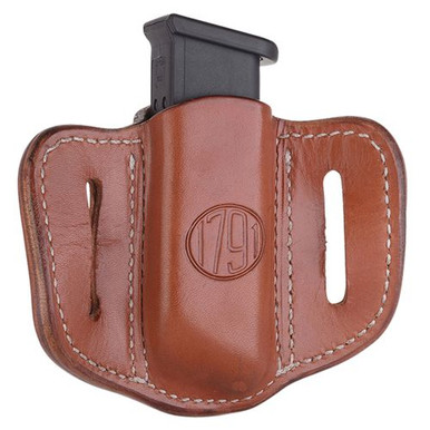 1791 Gunleather MAG12CBRA MAG1.2  Single Classic Brown Leather