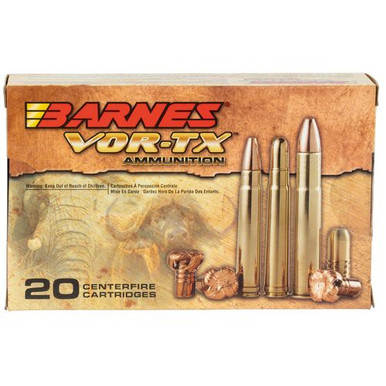 Barnes Bullets 22022 VOR-TX Safari  458 Win Mag 450 gr TSX Flat Base 20 Bx/ 10 Cs