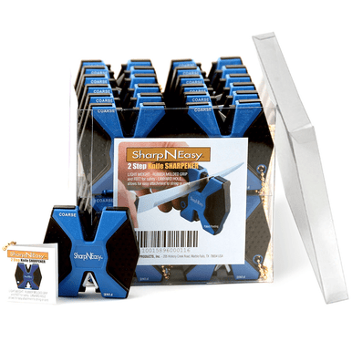 Accusharp 334CD SharpNEasy 2-Step Ceramic Fine, Coarse, Black/Blue 24 Pack