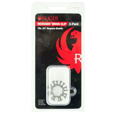Ruger 90634 Redhawk  357 Mag Ruger Redhawk 8rd Stainless Moon Clip 3pk